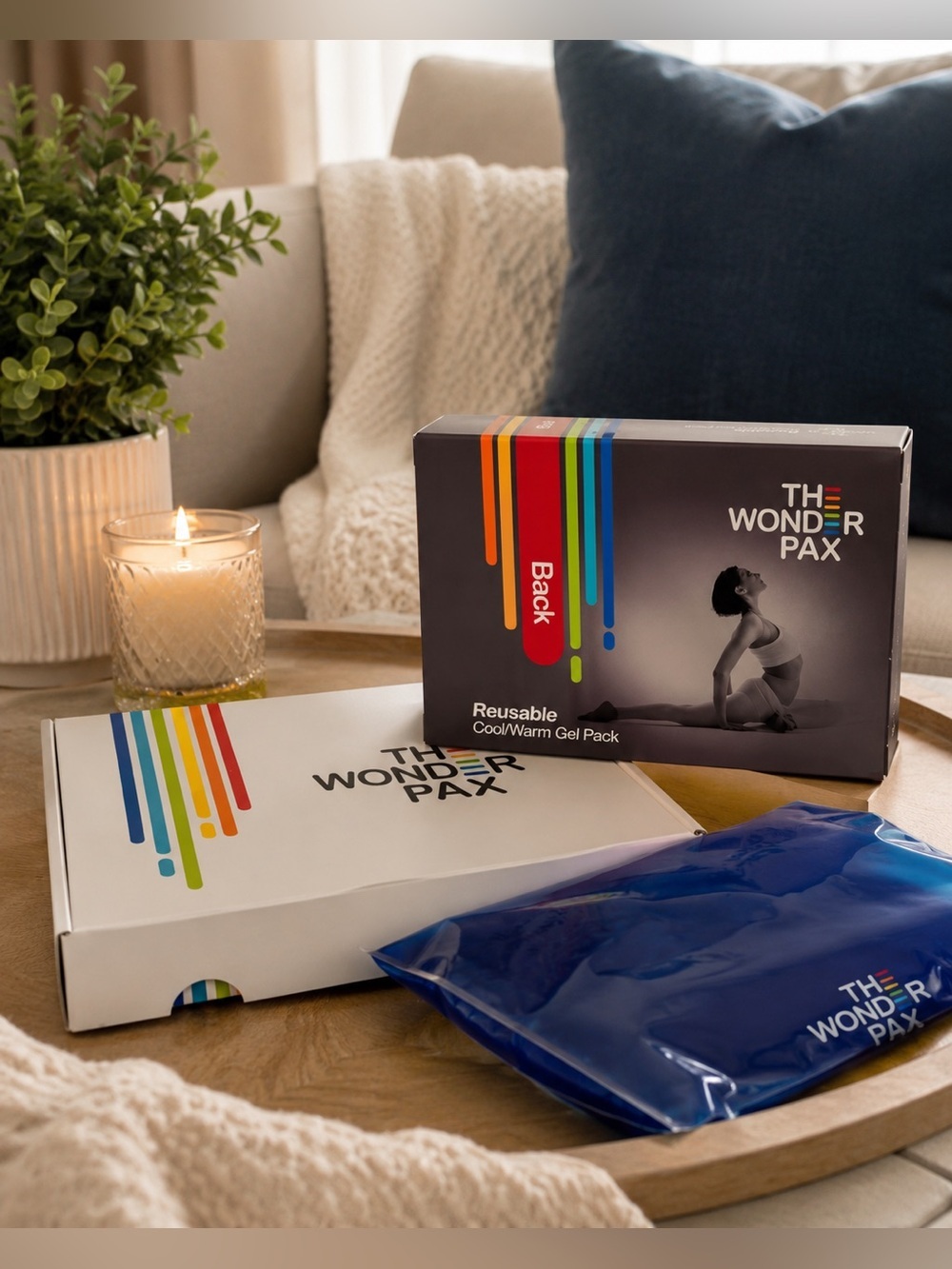 The Wonder Pax Reusable Back Gel Pack | Hot & Cold Therapy | Pain Relief Wrap